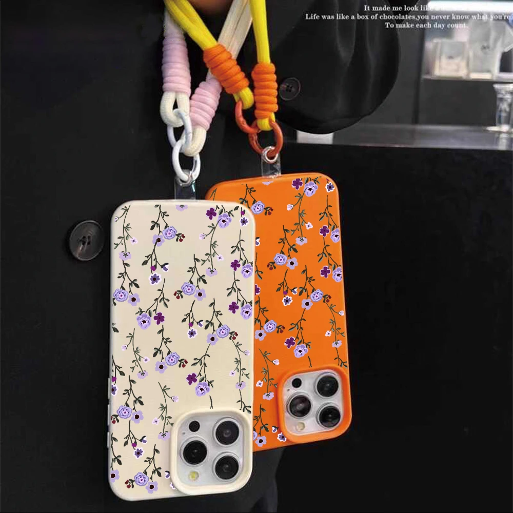 Funda de silicona mate con cor - Phone Cases Purple reseña y precio