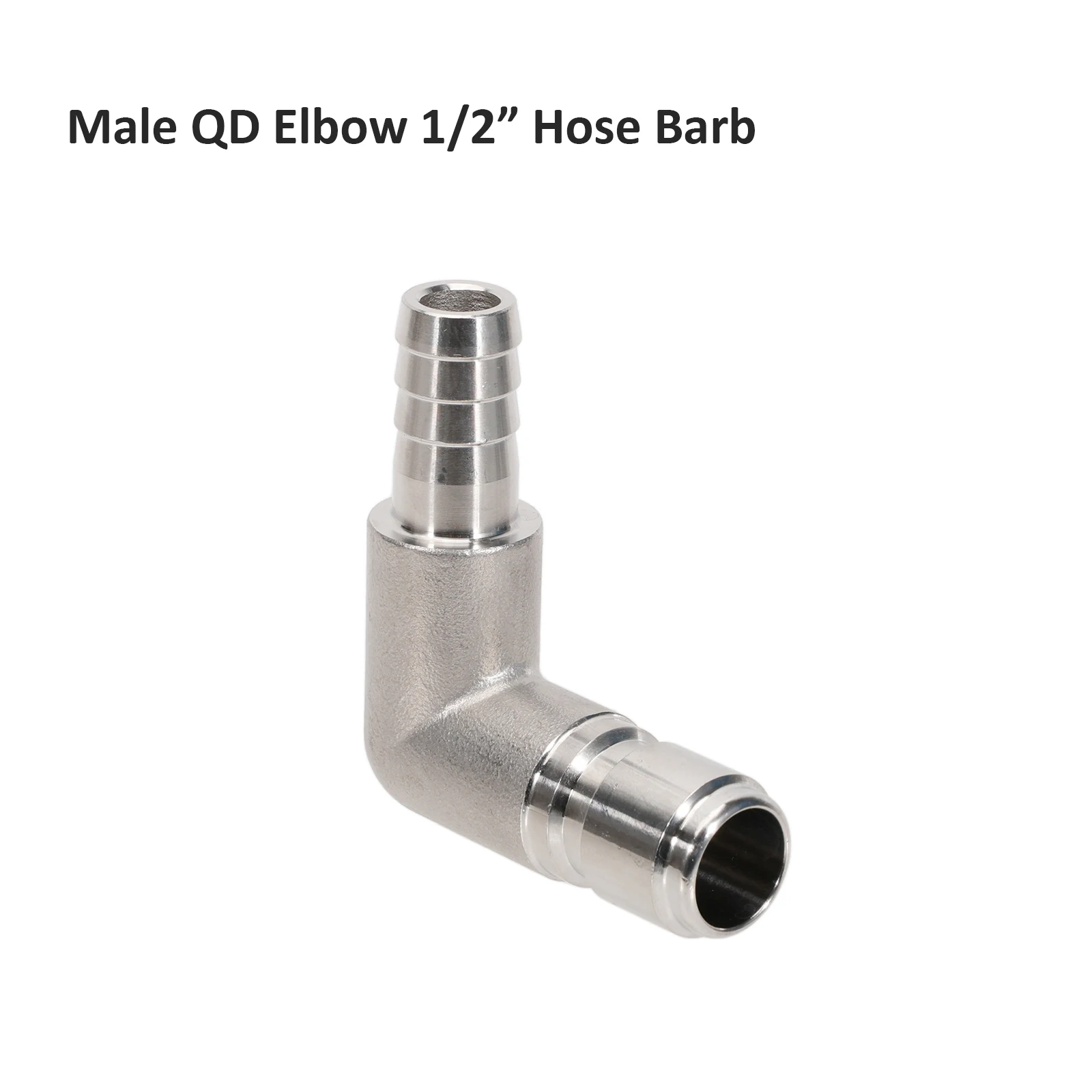 Male Quick Disconnect Elbow 1/2