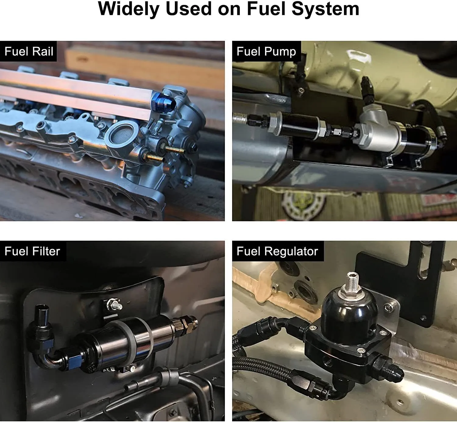 AN6 AN8 AN10 ORB الألومنيوم الذكور مضيئة الاتحاد النيتروز النفط الوقود خرطوم نهاية محول المناسب مستقيم ذكر إلى مقرنة الذكور #6