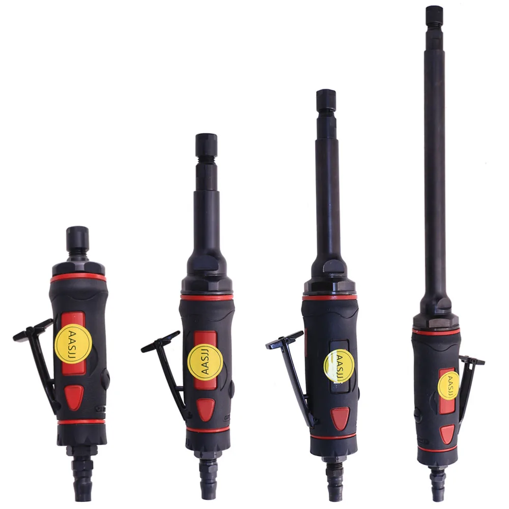 

Pneumatic Mold Grinder Welder Polisher Extension Straight Grinder 0.3 HP 6mm Collet 18000rpm