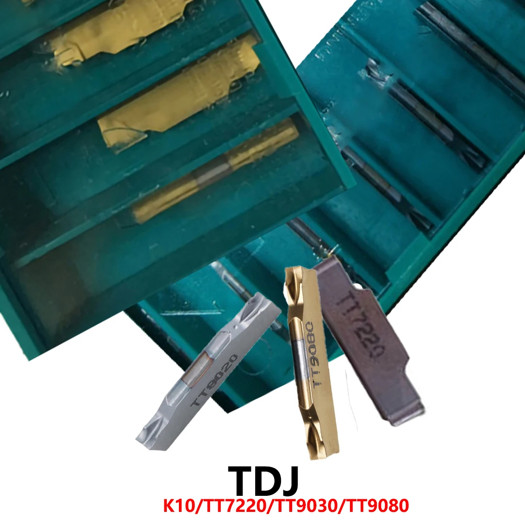 Original TDJ2 TDJ2-15R TDJ2-15RS TDJ2-6R TDJ3 TDJ4 TDJ6 K10 TT7220 TT9080 TT8020 TT9080 Grooving Carbide Inserts CNC Blades Tool