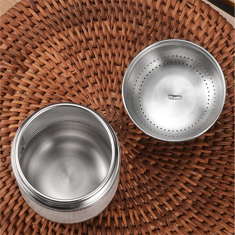 Teesieb Edelstahl Tee-Ei Teeblätter Gewürz Gewürz Ball Sieb Teekanne Feinmaschiges Kaffeefilter Teegeschirr – Detail 6