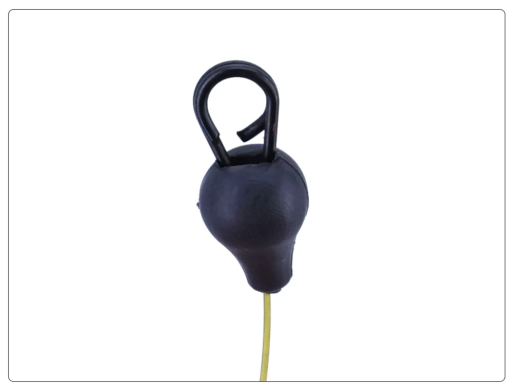 Hirisi Karpfenangelzubehör 0,42g Wolfram-Wirbel Chod-Perlen Haken-Kicker-Rig Endtackle Wechselsinker für Haar-Rigs AG211 – Detail 3