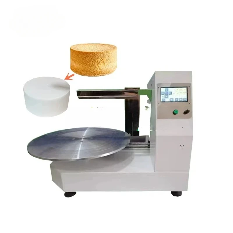 Auto Cake Icing Leveler Machine Cake Froster Cream Machine Creaming Cake Base Equipment