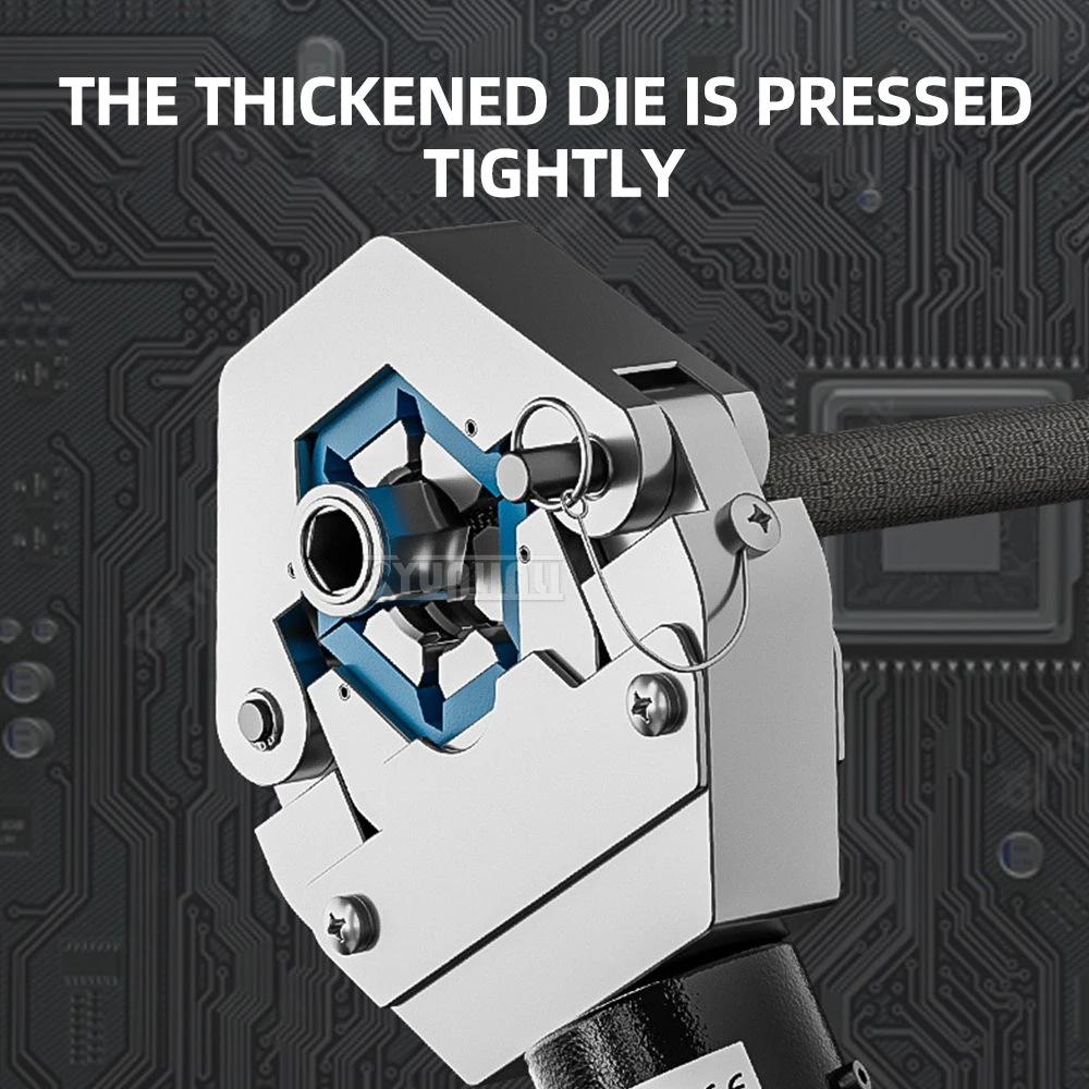 電気油圧ホースクリンパー、ステンレス鋼、ホース継手、圧着工具、エアコン修理、充電式パイプクリンパー