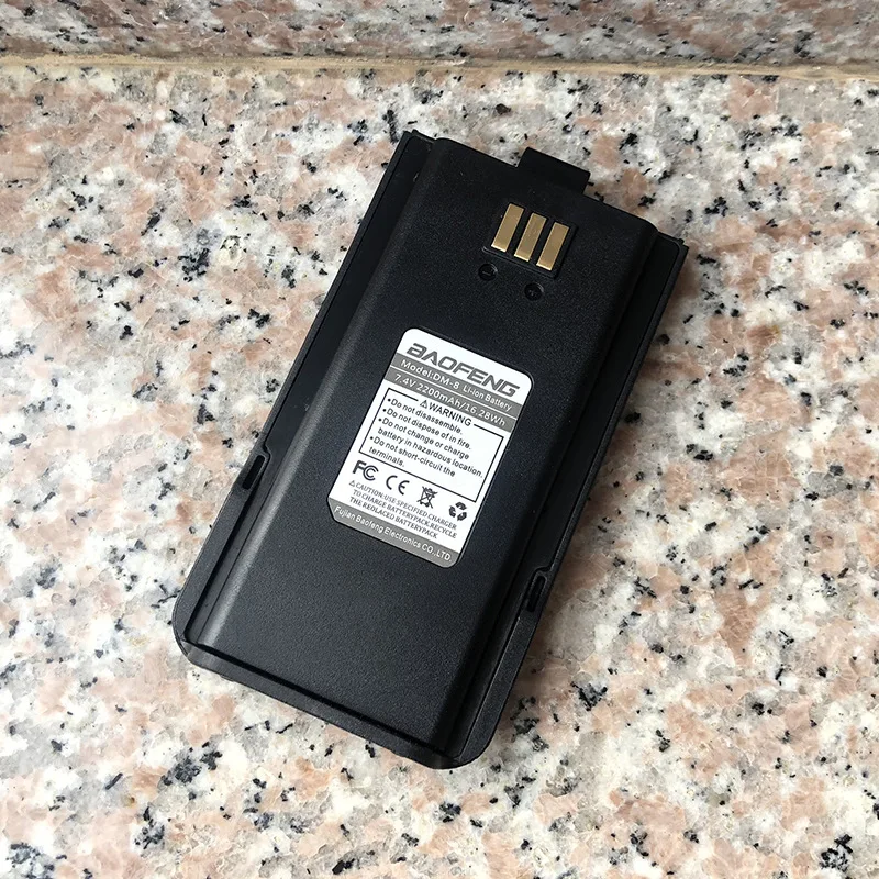High Quality 7.4V 2200mAh 16.28Wh Walkie Talkie Batteries for BAOFENG BF-H6 DM-1801 Replace Universal Lithium Battery in Stock - view 2