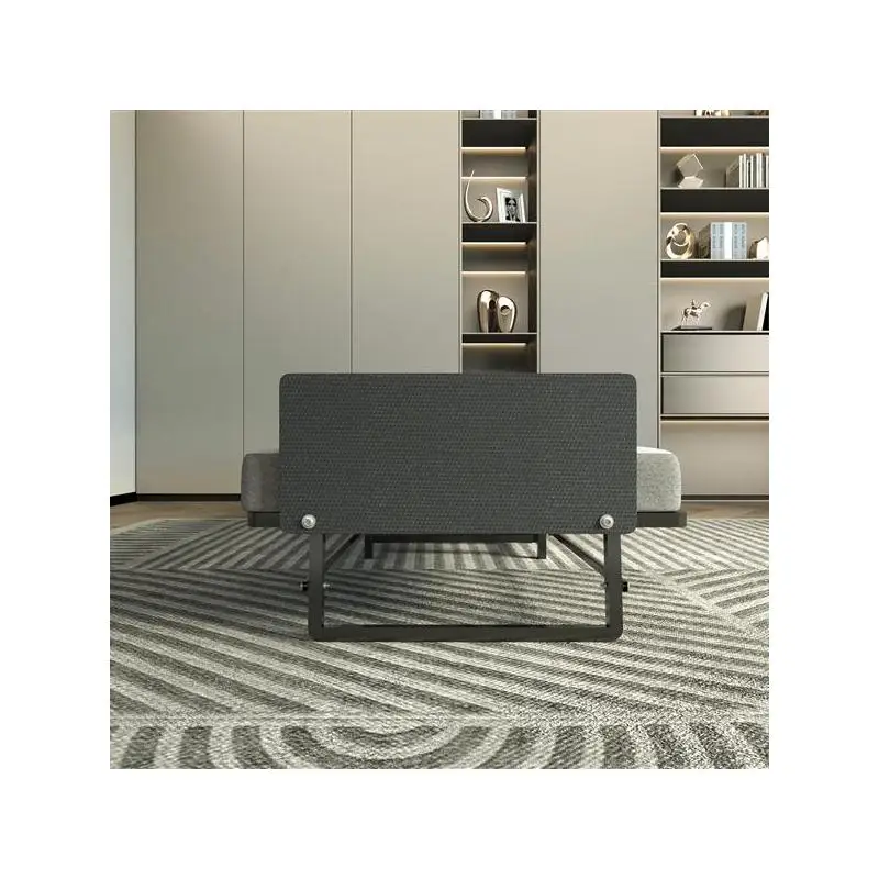 

Металлический складной каркас кровати с карманным пенопластовым матрасом, удобное хранение, передвижной дизайн с 4 колесами