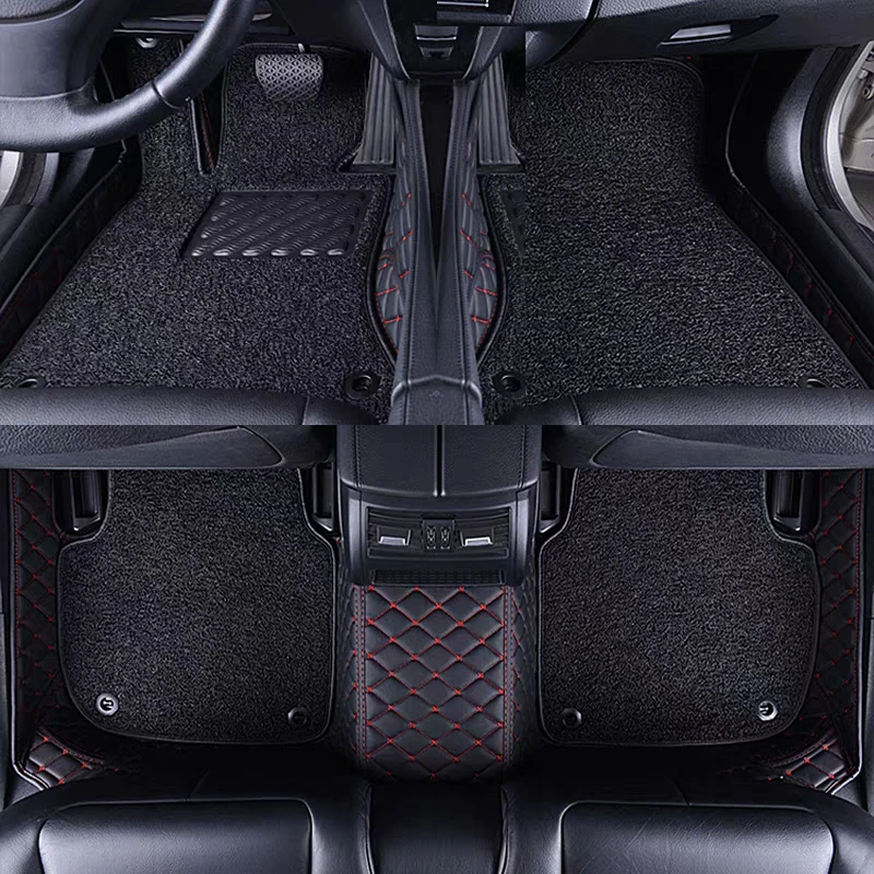 الحصير سيارة طبقة مزدوجة مخصصة مناسبة ل Cupra Formentor 2021 2022 2023 2024 2025 2026 2027 2028 سجادة القدم التلقائية #4