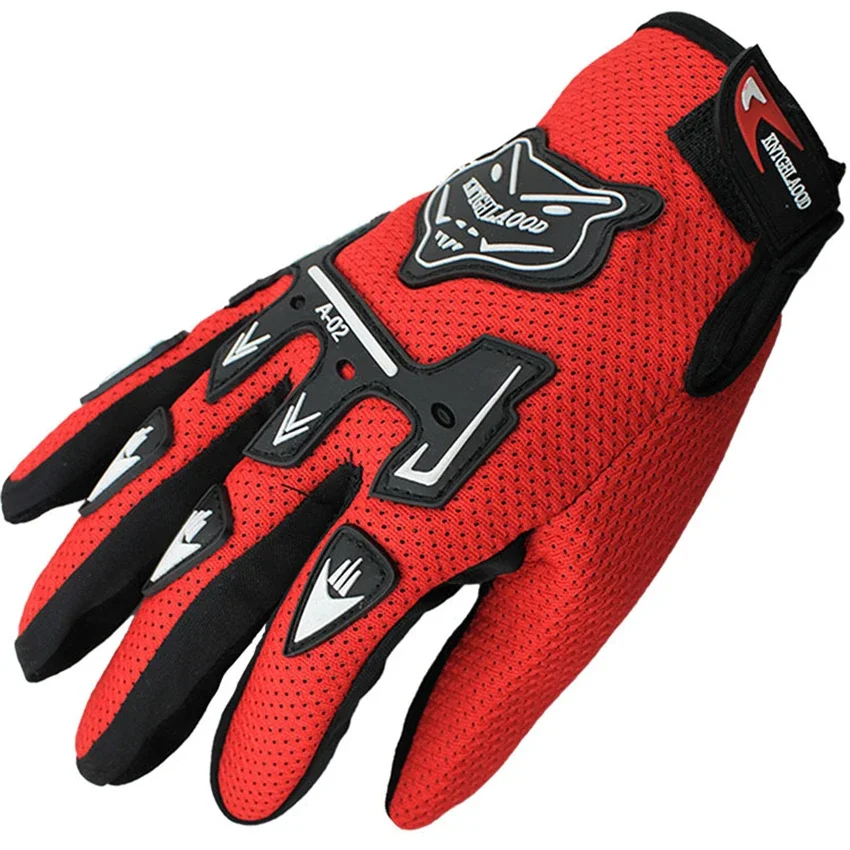 Guanti da Moto bambino estate inverno Full Finger bambini 3-12 anni bambini Moto Motocross Luvas guanto da corsa in pelle