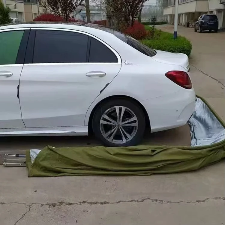 

DepositSemi Automatic Carport Cover Foldable Portable Telescopic Garage Outdoor Steel Structure Folding Carport