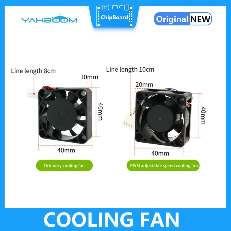 Jetson NANO 2GB/4GB(A02/B01/SUB) Cooling fan 5V 4PIN Anti-Reverse Connection PWM Speed Regulation 4020