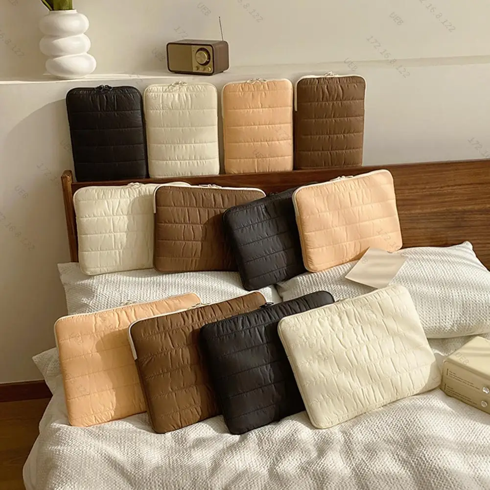 حقيبة حمل للكمبيوتر المحمول مطبوعة بالزهور، حافظة كمبيوتر محمول واقية، حافظة كمبيوتر لطيفة للكمبيوتر المحمول مقاس 11-15 بوصة