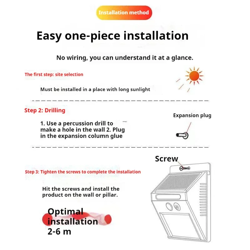 30 contas de led novo tipo led luz de parede solar ao ar livre impermeabilização sensor movimento iluminação solar luz rua decoração do jardim