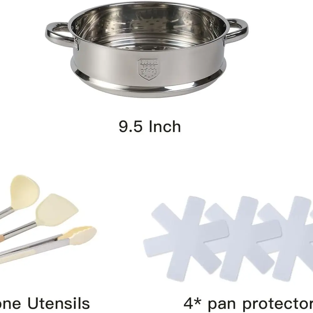 16-Piece Non-Stick Cookware Set with Pots and Pans for Easy Cooking
