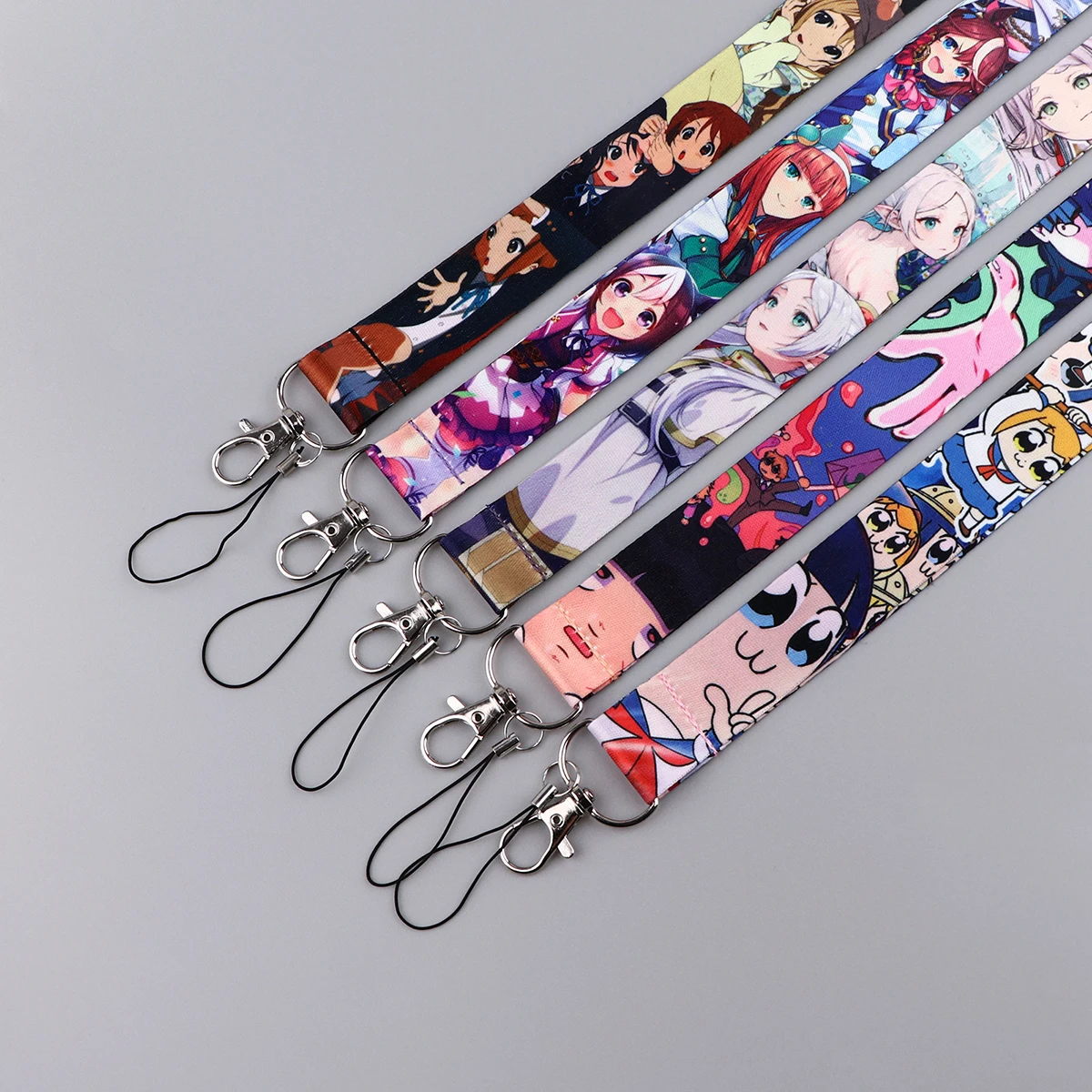 Anime Series Lanyard For Keys Phone Neck Straps Hanging Rope Student Card Works Card Lanyards ID Card Mobile Straps image 4