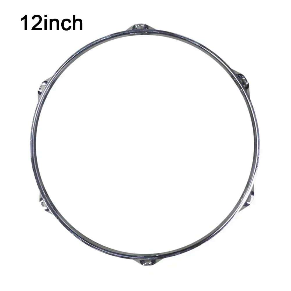 8/10/12/14inch Heavy Duty Rim Guard Metal Drum Hoop/Rim Protector Hoop/Silencer Snare Drum Hoops Replacement Zinc Alloy Frame