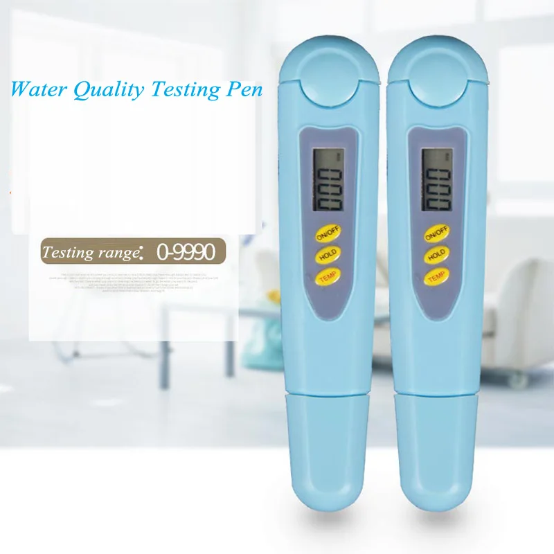 

Water Quality Test Pen Portable TDS 0-9990oppm Tap Water Household Kitchen Water Purity Filter Accurate Monitor TDS-3