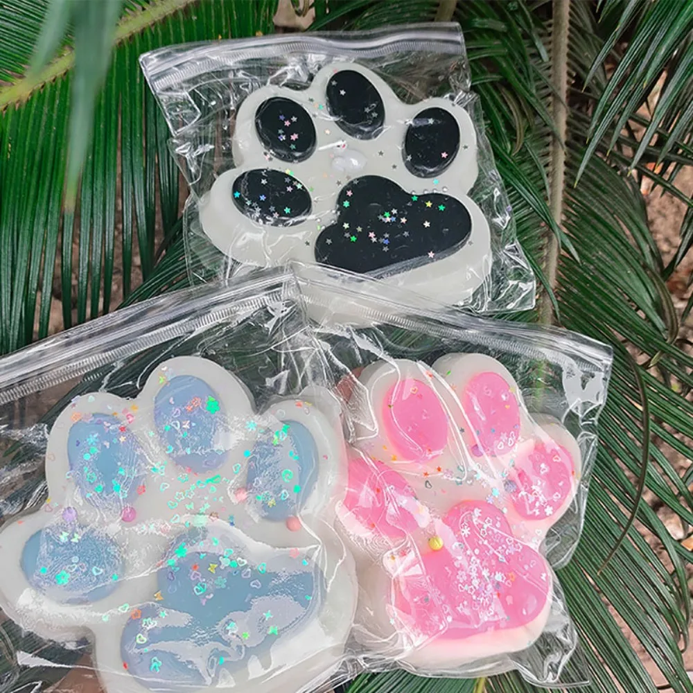 Regalos, juguetes gigantes para apretar con forma de pata de gato, juguete suave y pegajoso para pellizca y descomprimir, abrecta, descompresión, pellizco, pata de gato