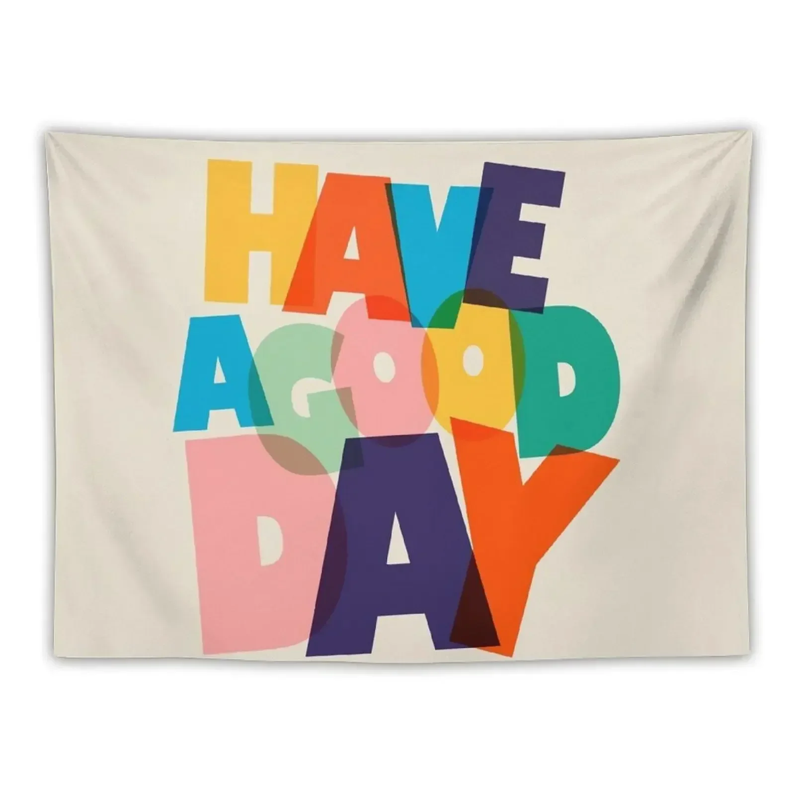 HAVE A GOOD DAY - colorful typography Tapestry Decoration For Home Kawaii Room Decor Tapestry