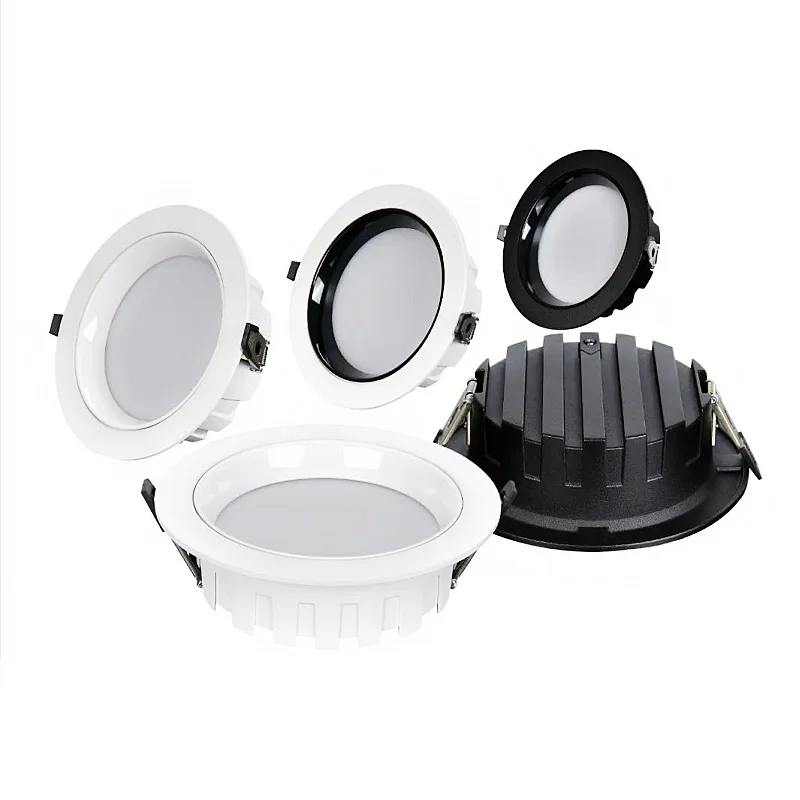 Embedded downlight anti-glare LED downlight living room bedroom shop COB downlight LED light AC85-265V indoor lighting