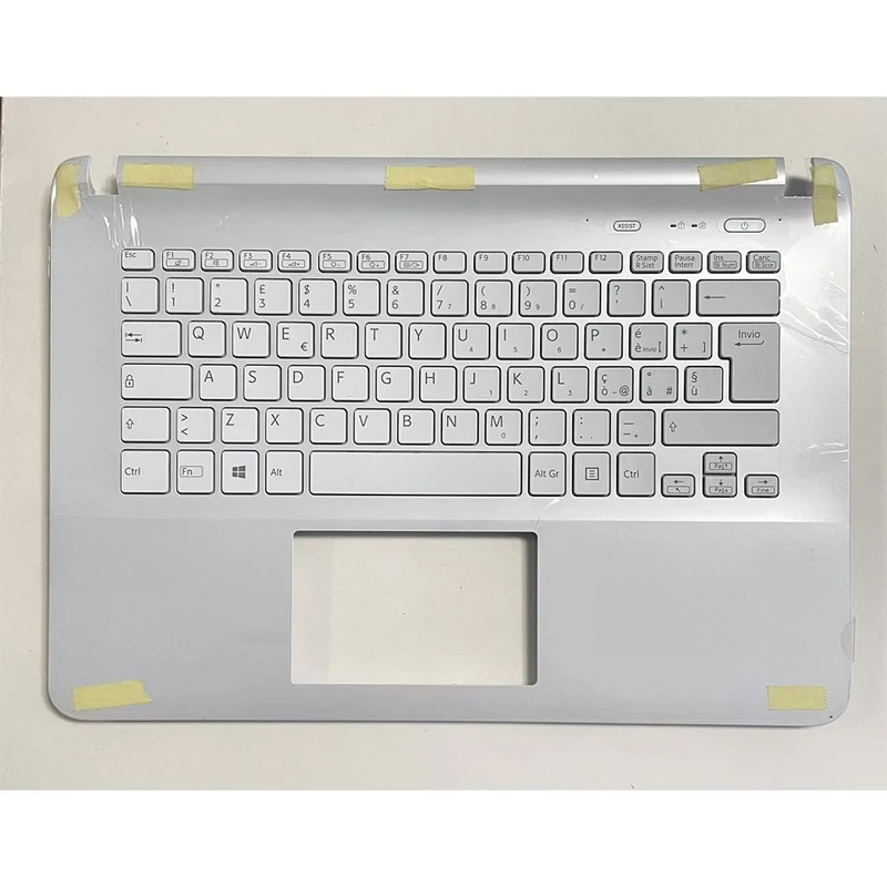 YY+Para SONY Vaio SVF142 SVF143 SVF142C29L Série Palmrest Shell Teclado Italiano