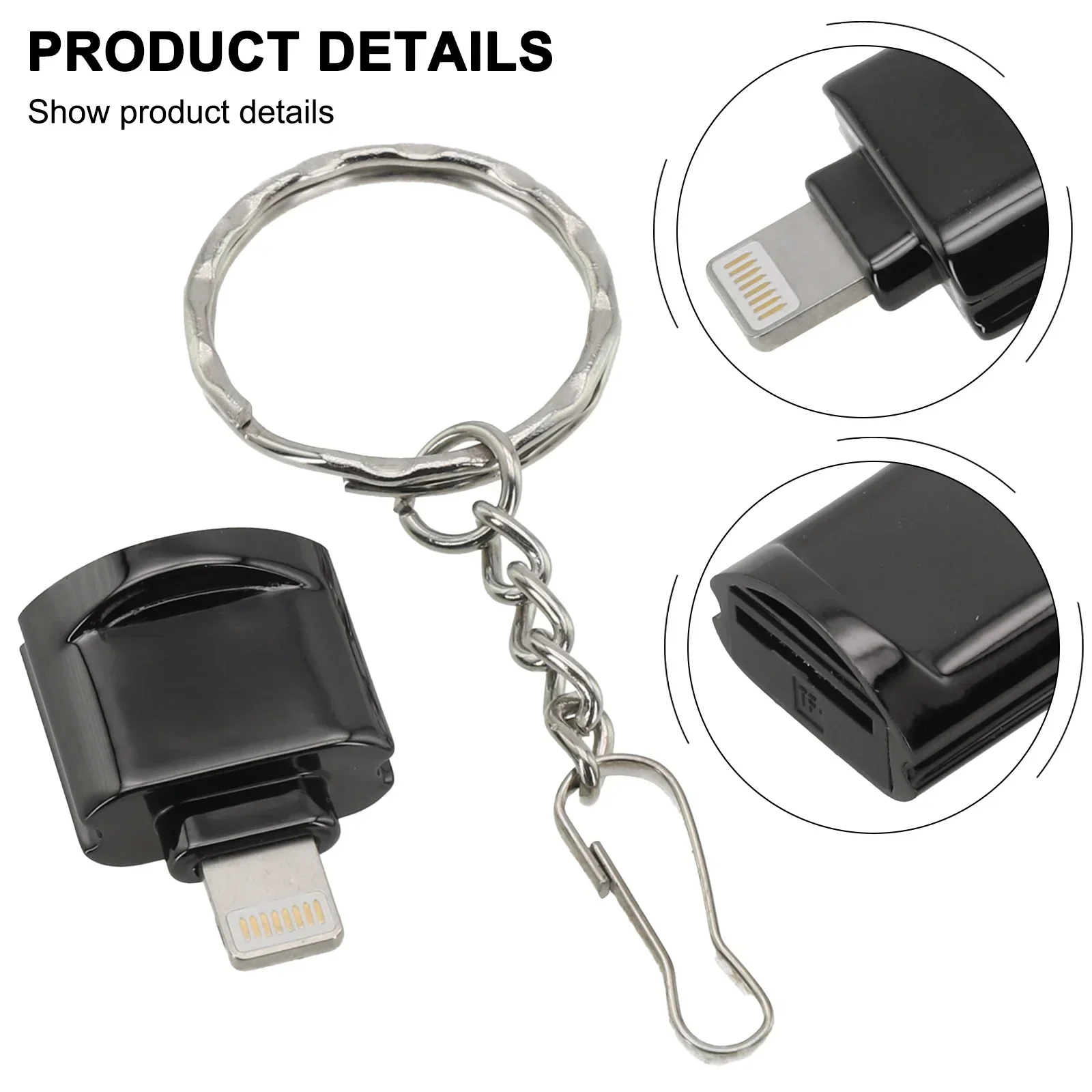 Adattatori per telefono con mini lettore di schede Micro TF per adattatore per scheda di memoria OTG portatile IOS per iPhone