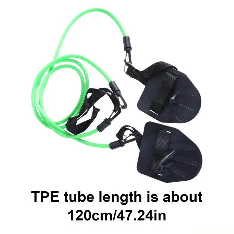 

U2JB Тренировочный пояс для плавания, эспандер для тренировки рук, тренировочная веревка с ручным веслом, силовой тренажер,