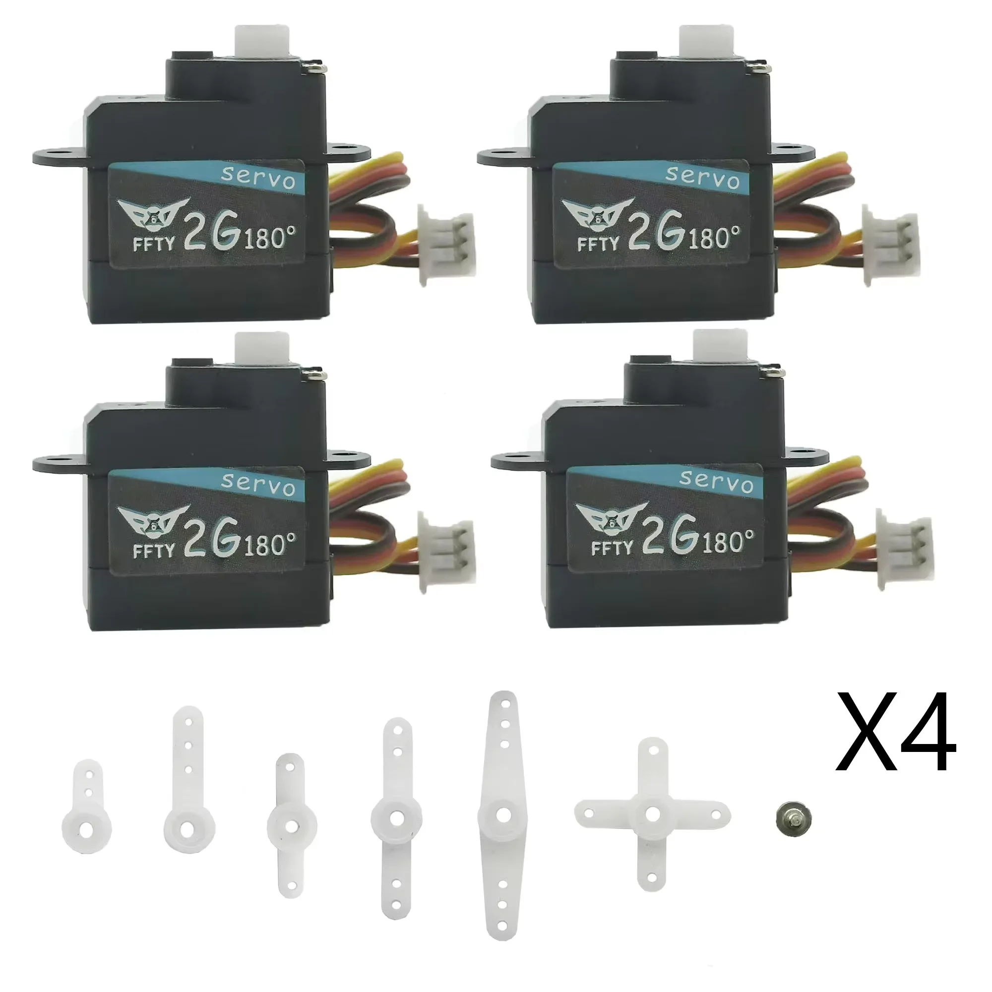 2g servo motor FFTY JST1.25 interface fixed wing F3P model drone toy quick detachable small servo plastic gear