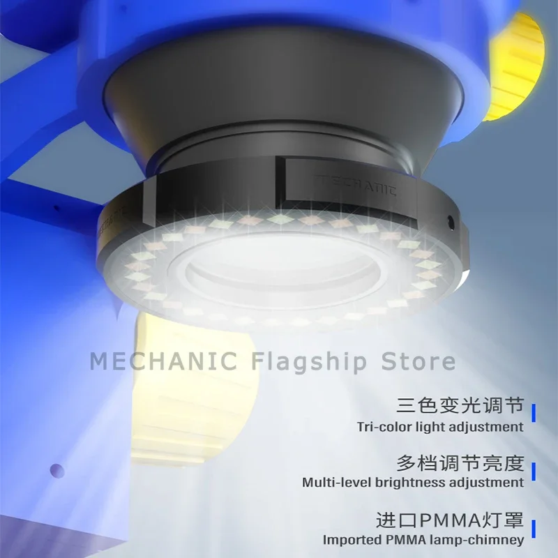 Microscope Ring Lamp MECHANIC LS3 Ring Lamp 7W Light Source LED Tri-color Multi-level Brightness Adjustment Eye Protection Lamp