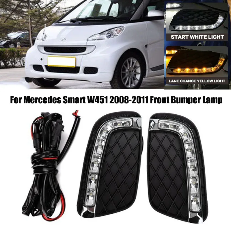 led-daytime-running-light-dual-color-turn-signal-pure-white-drl-for-mercedes-smart-w451-2008-2011-front-bumper-lamp