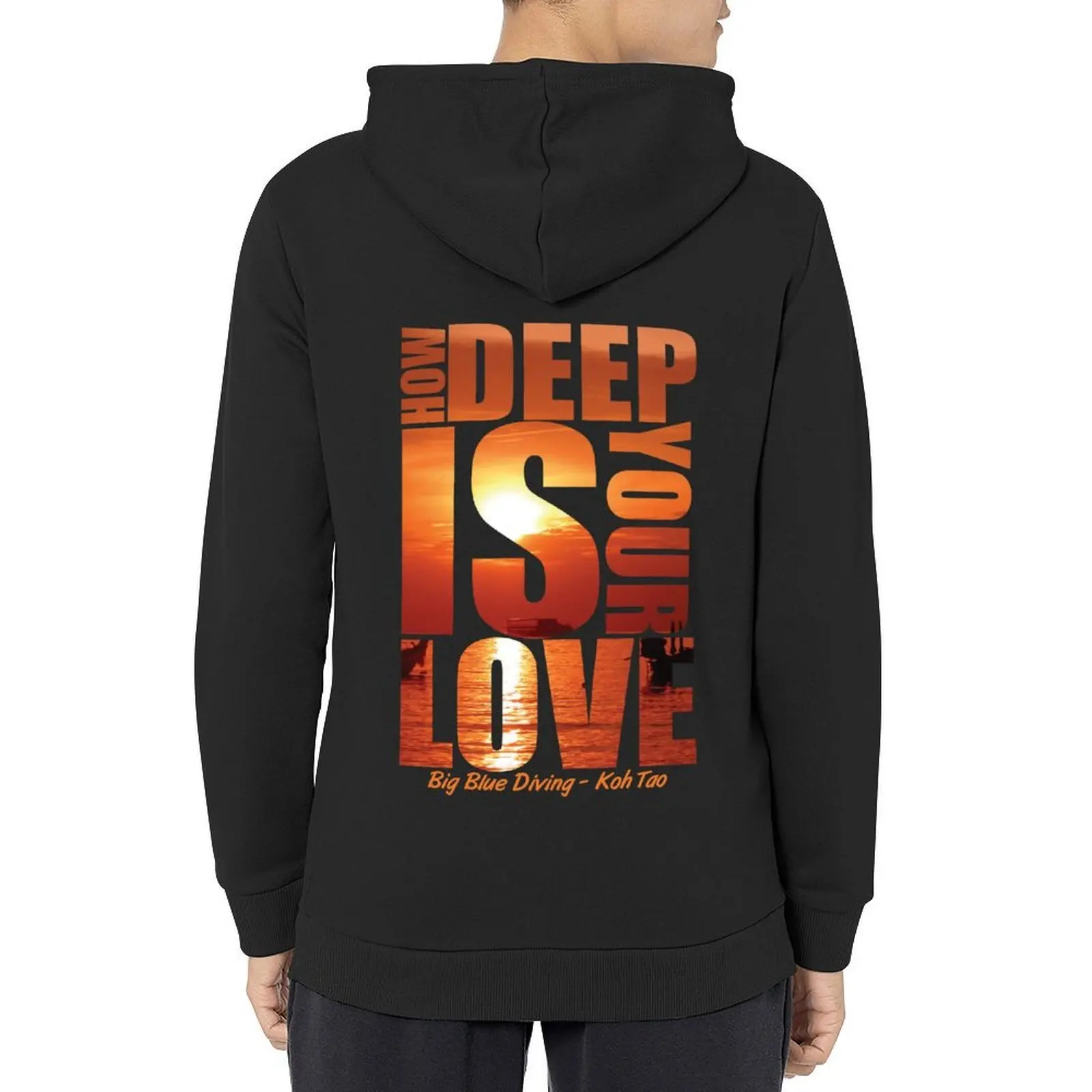 

Big Blue Diving - How Deep is your love - Sunset Hoodie autumn korean autumn clothes korean style clothes japanese hoodie