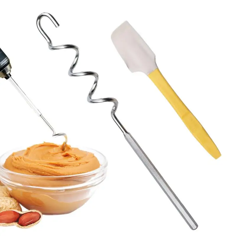 Stainless Steel Nut Butter Mixer Food Grade Material Butter Sauce Mixer Kitchen Gadgets Household Manual Mixing Kitchen Tools