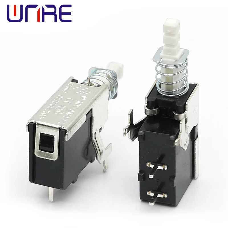 8A/128A 250V TV-5-01CJ (A10 External Spring) Home Appliance Switch Self-locking Button Power Switch Accessories