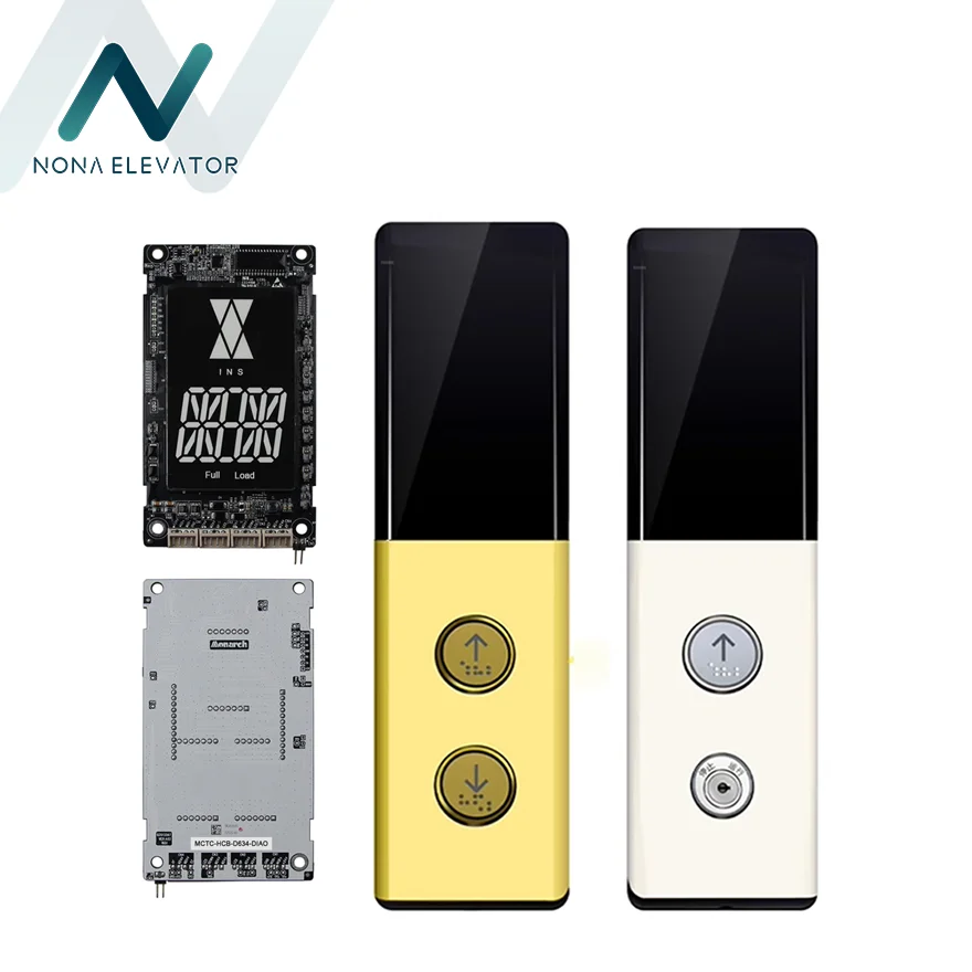 

Elevator COP LOP Panel with Braille Touch Button, Elevator Landing Operation Display for Hotel Apartment Mall Villa