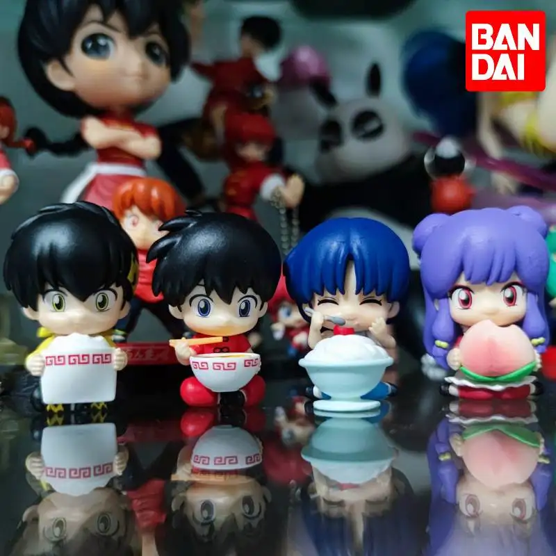 

Bandai Ranma Nibun-no-Ichi аниме фигурка Gashapon оригинальная Ryoga милое украшение для рабочего стола детские игрушки Коллекционный подарок на день рождения