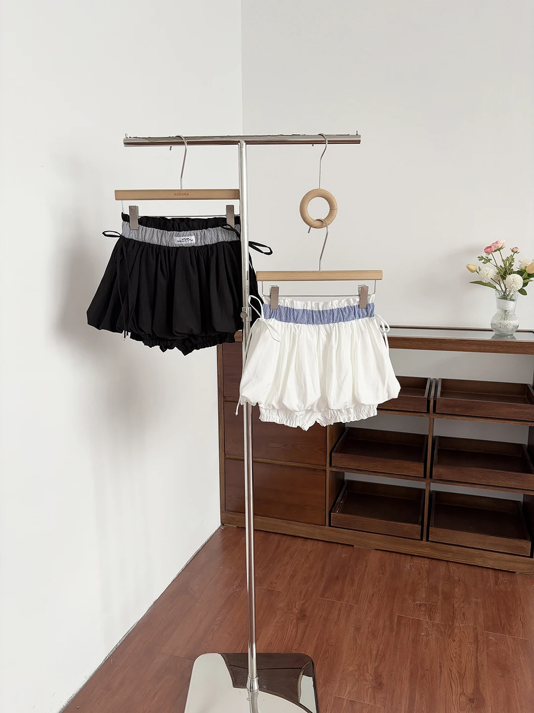  And Beautiful Half-length Skirt for Women Summer Floral Print High-waisted Short Skirt Polyester Fiber Commute Style