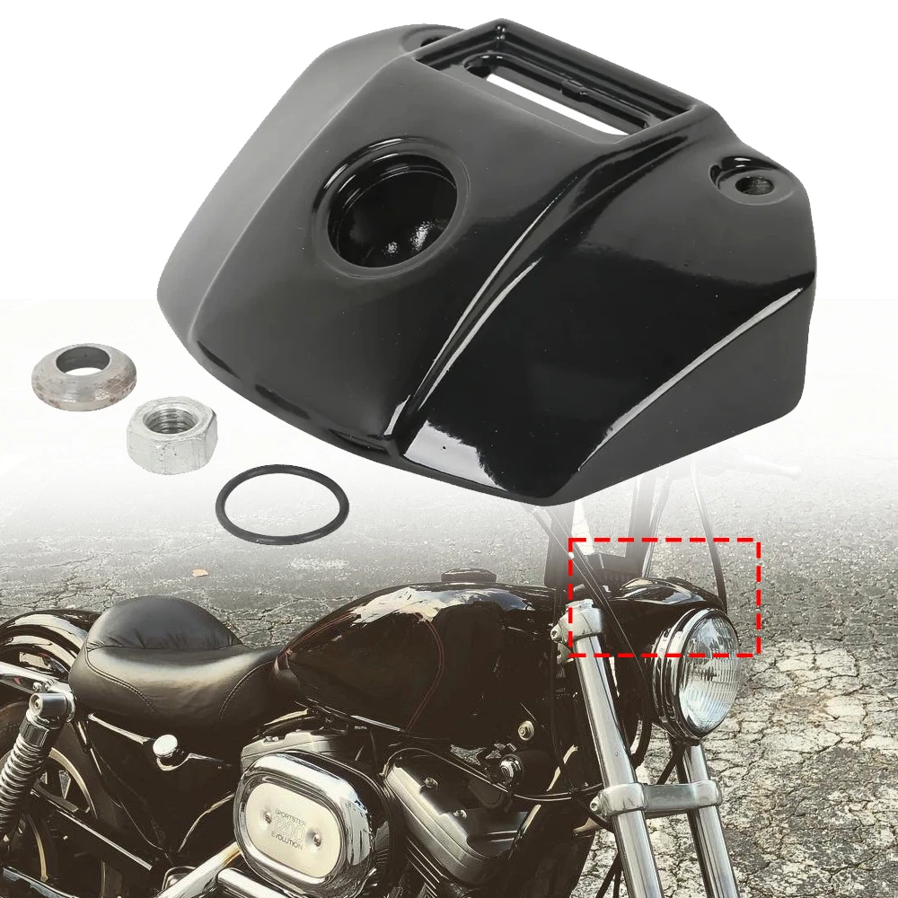 

Motorcycle Headlamp Headlight Mounting Bracket Cover For Harley Davidson Sportster XL 883 1200 XL883 XL1200 1992-2013