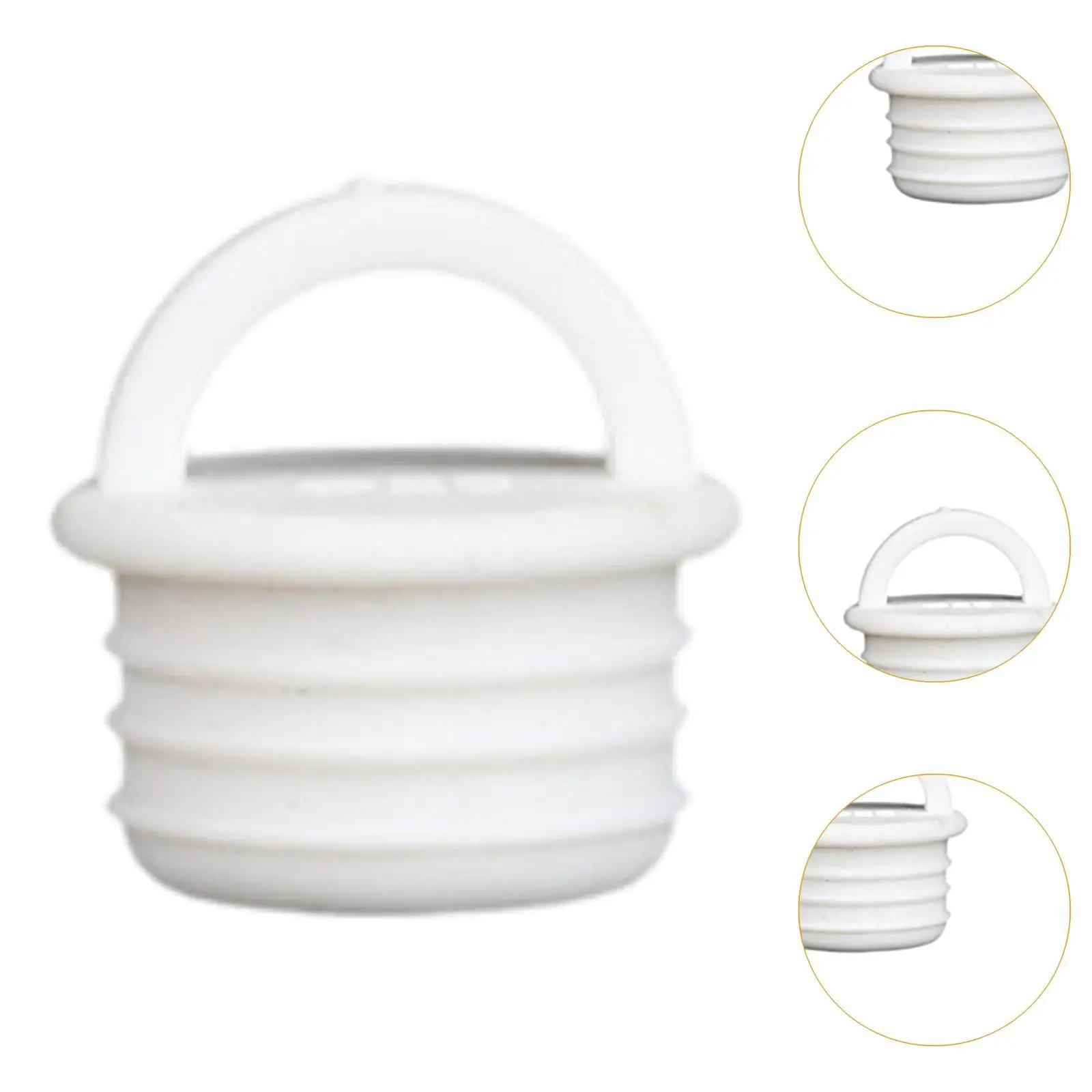 Durable Silicone Drain Plug Set for Cleaning Buckets - Pack of 5
