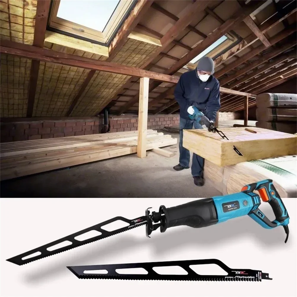 Hard Alloy Precision Reciprocating Saw Blades Ferramenta de Corte para Isolamento de Fibra e Espuma Ferramentas de Desmontagem de Tijolos 013awp