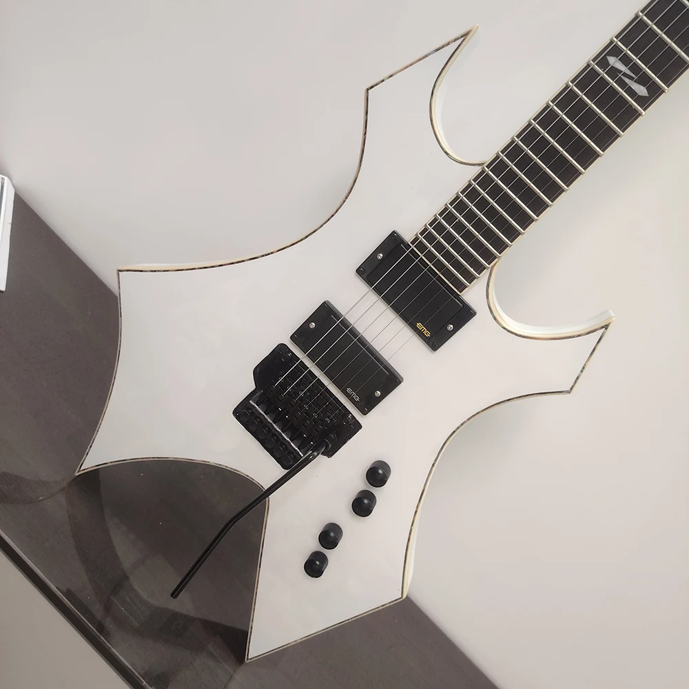 جيتار كهربائي بنظام فلويد فيبراتو متوفر في المخزون، لاقط EMG نشط، ملحقات سوداء، شحن سريع