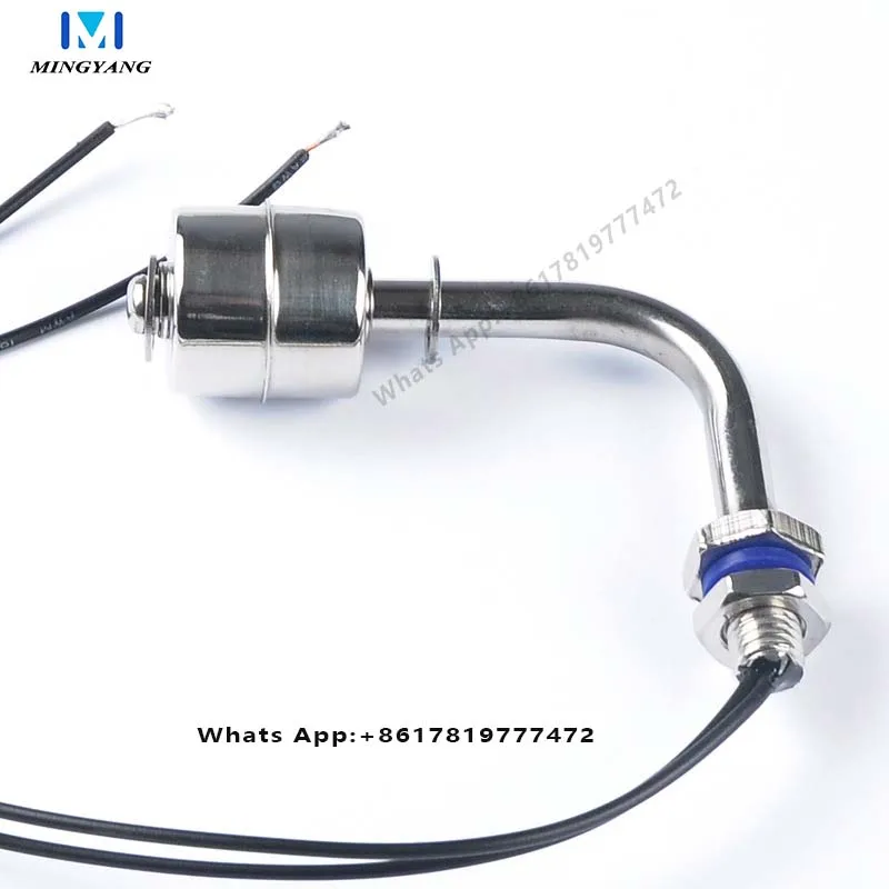 fluid level sensor  vertical installation liquid level switch 110VAC SS304 Side bend Float level switch