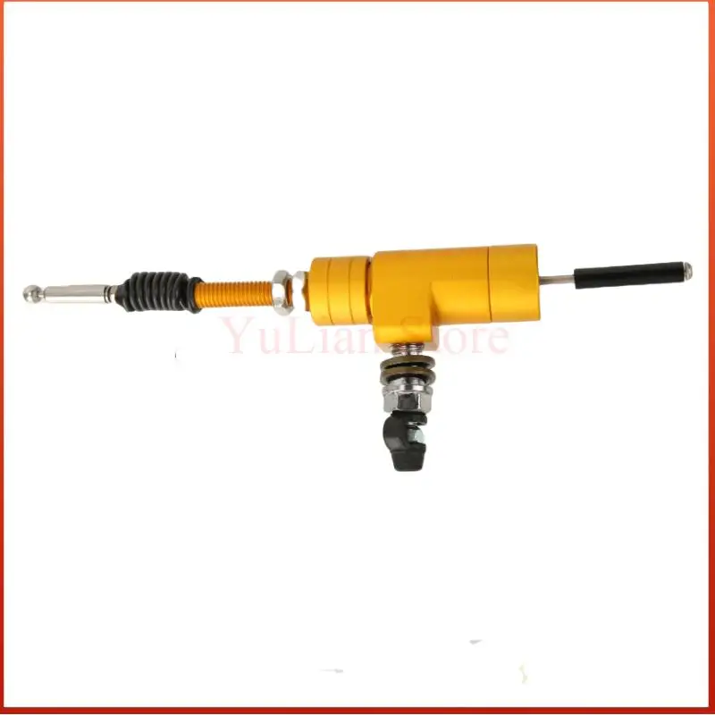 Efficient transfer pump for clutch pump piston or motorcycle hydraulic manual clutch master cylinder rod system