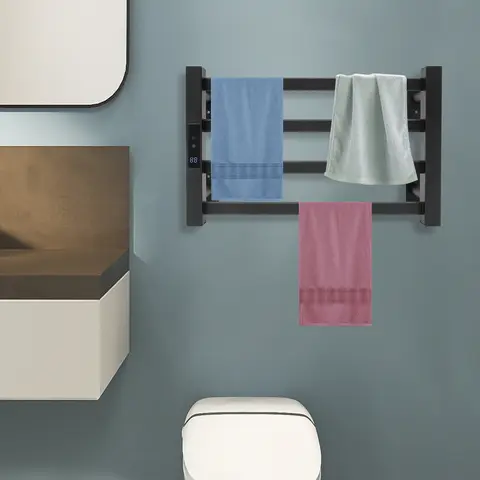 4 Tiers Towel Rail Wall-mounted Towel Rail Heated Towel Rail