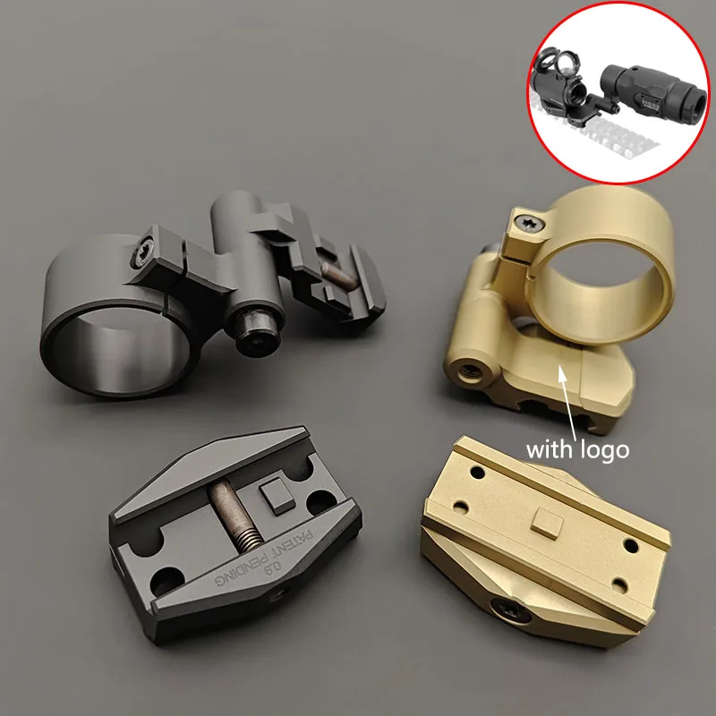 Airsoft Tactical Low  Mount And Magnifier Mounts Combo 0.9