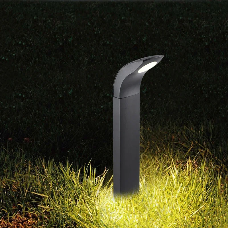 Luce da prato solare impermeabile per esterni Villa Cortile Giardino Quadrato Paesaggio Giardino Luce da prato a LED plug-in