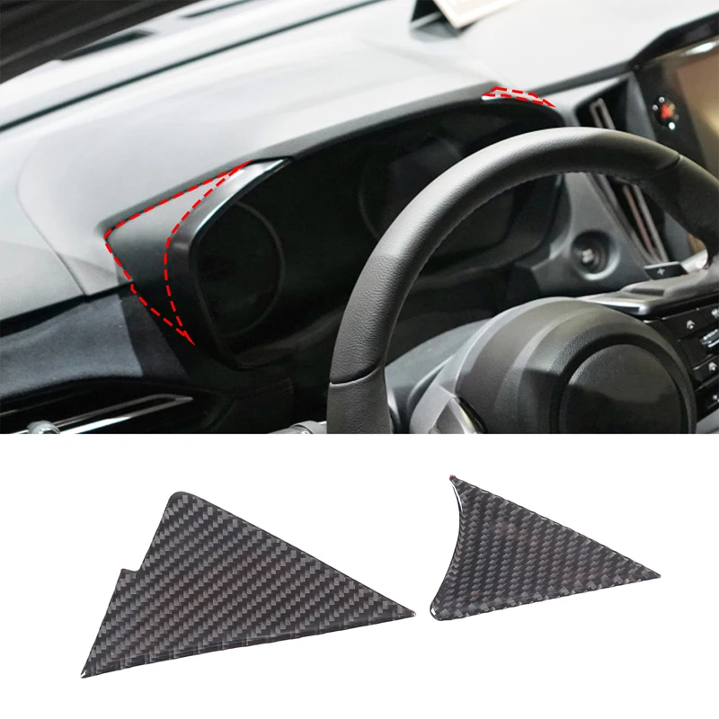 

For 2021-2023 Subaru WRX Soft Carbon Fiber Car Dashboard Both Sides Decorative Stickers Car Interior Accessories