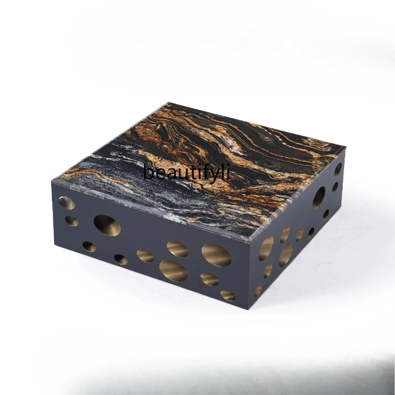 

Italian minimalist light luxury coffee table modern simple living room home designer high-end coffee table
