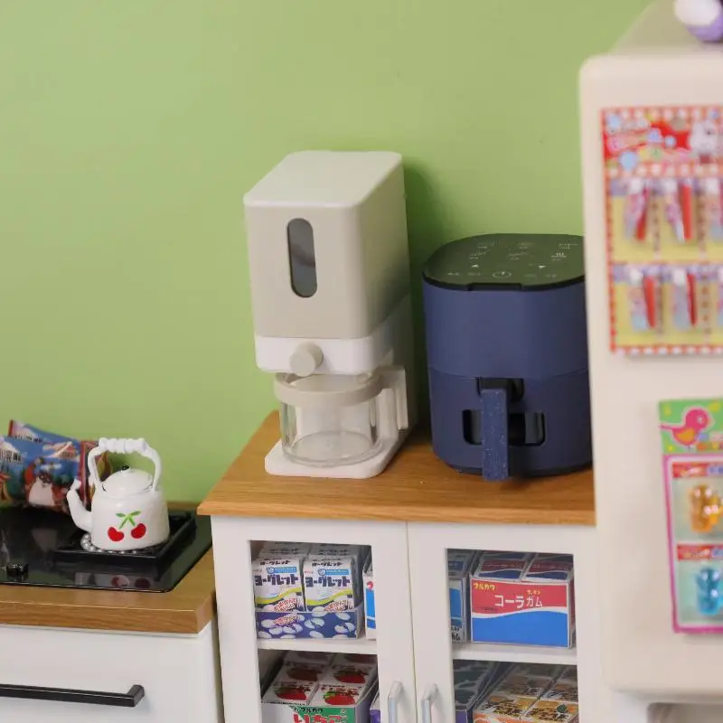 

1 шт. кукла сцена Kawaii милый Diy повседневное использование орнамент аксессуары миниатюрный кукольный домик фритюрница имитация теплая бутылка для воды рис