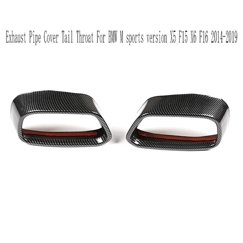 

Крышка выхлопной трубы автомобиля из нержавеющей стали, хвостовое горло для BMW M Sports Version X5 F15 X6 F16 2014-2019