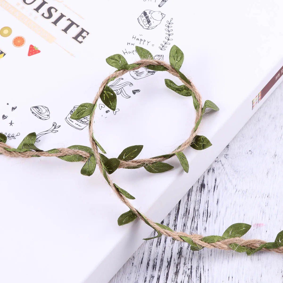 

Artificial Hemp Vines 10M Tie Flower Belt Burlap Ribbon Decor Durable Craft DIY Wedding Birthday Gardening Fence